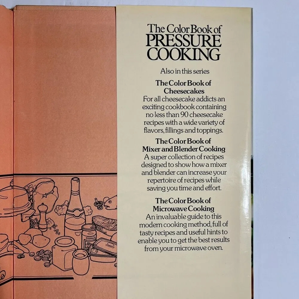 The Color Book of Pressure Cooking Edited by Eileen Turner Hardcover Cookbook